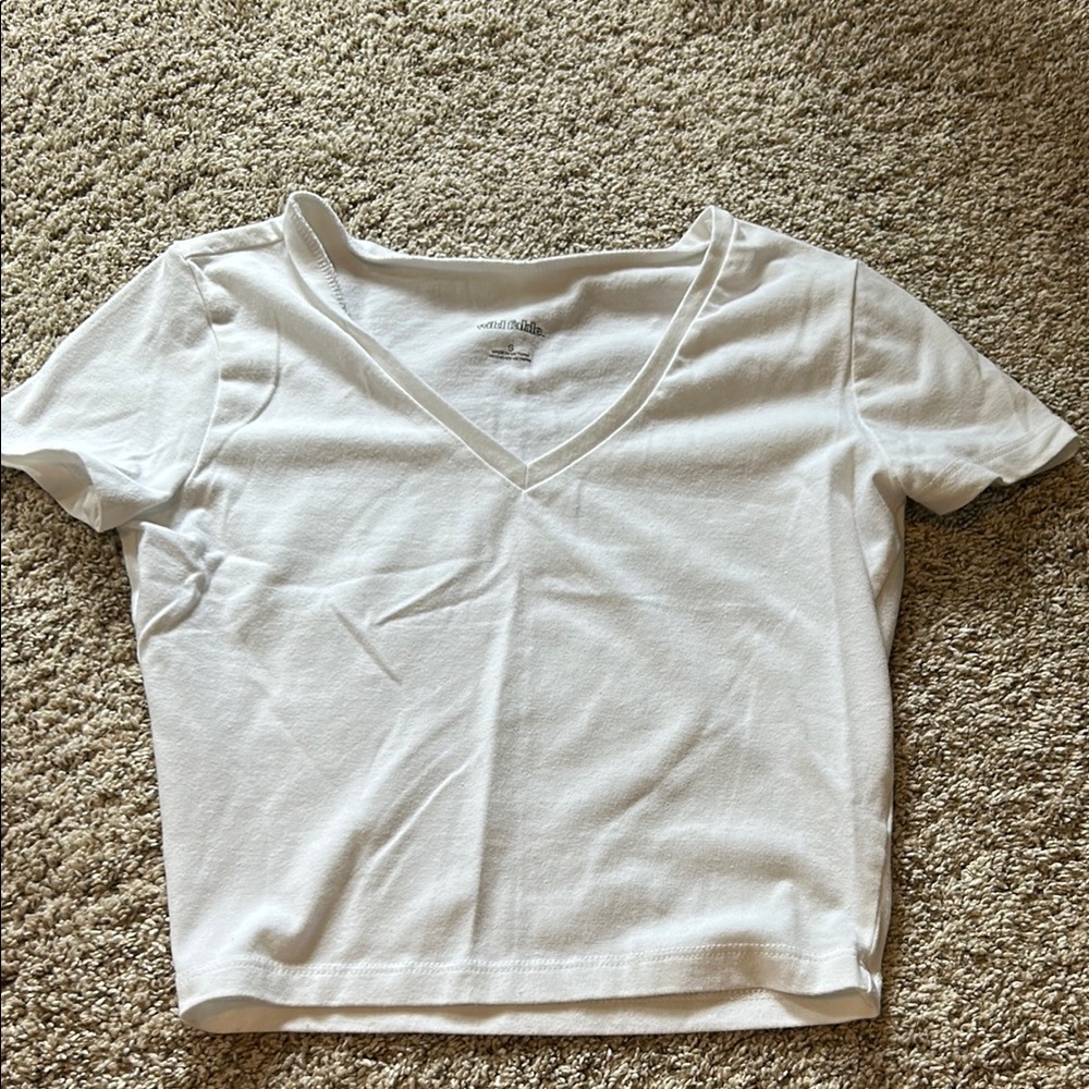 Wild Fable White Short Sleeve Tee